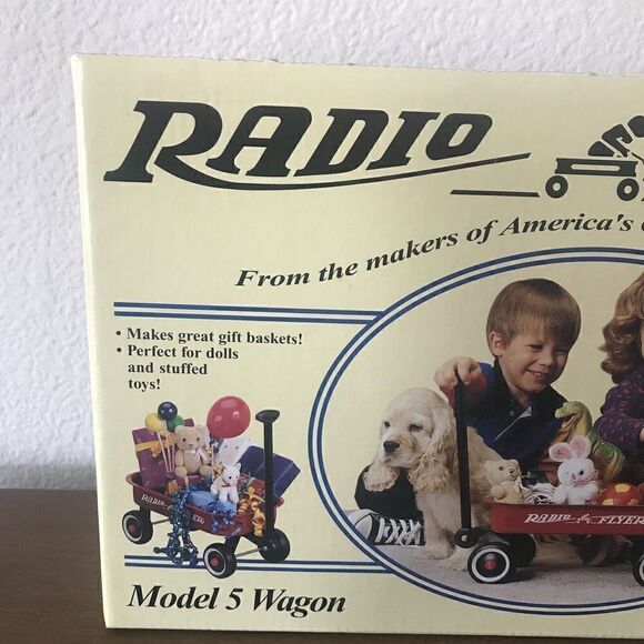 Radio Flyer Little Red Wagon Model 5 Brand New in Box Holiday Display Decor Gift - Picture 2 of 7